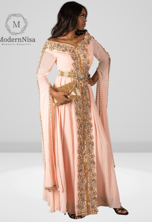 Morrocan Kaftan Off Shoulder