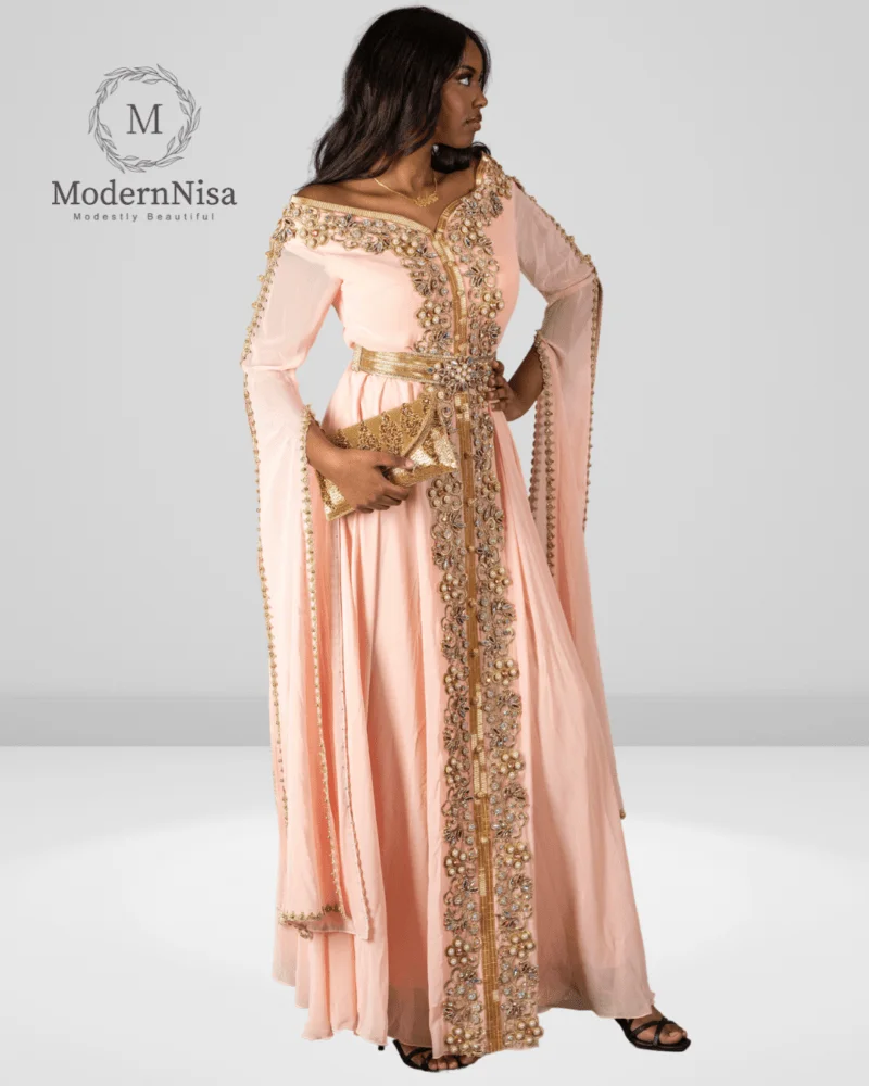 Morrocan Kaftan Off Shoulder