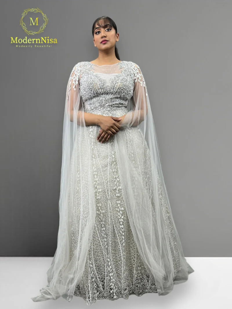 Reem Gown Silver - Image 2