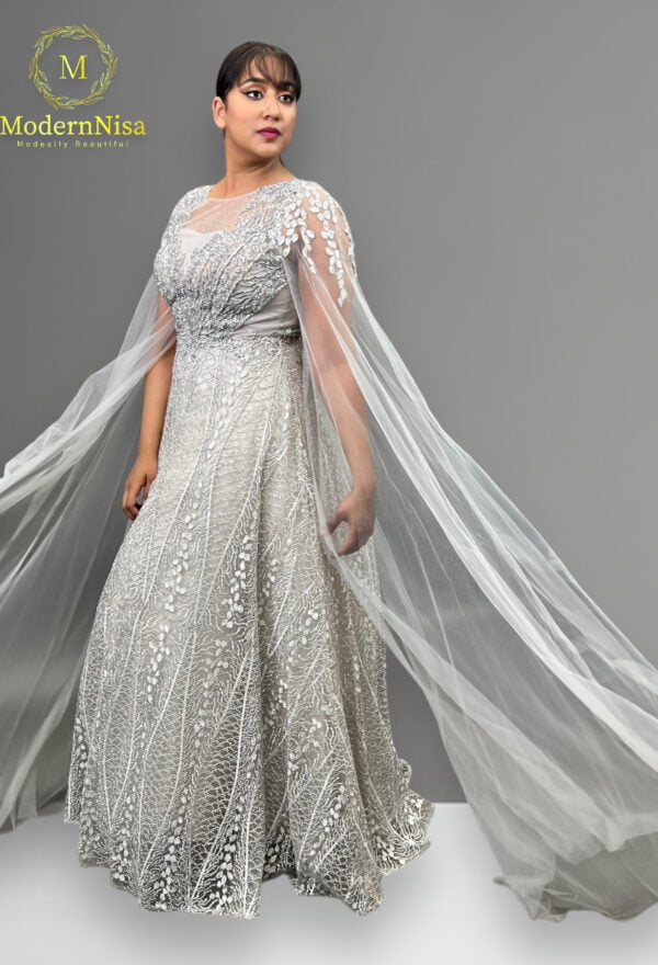 Reem Gown Silver