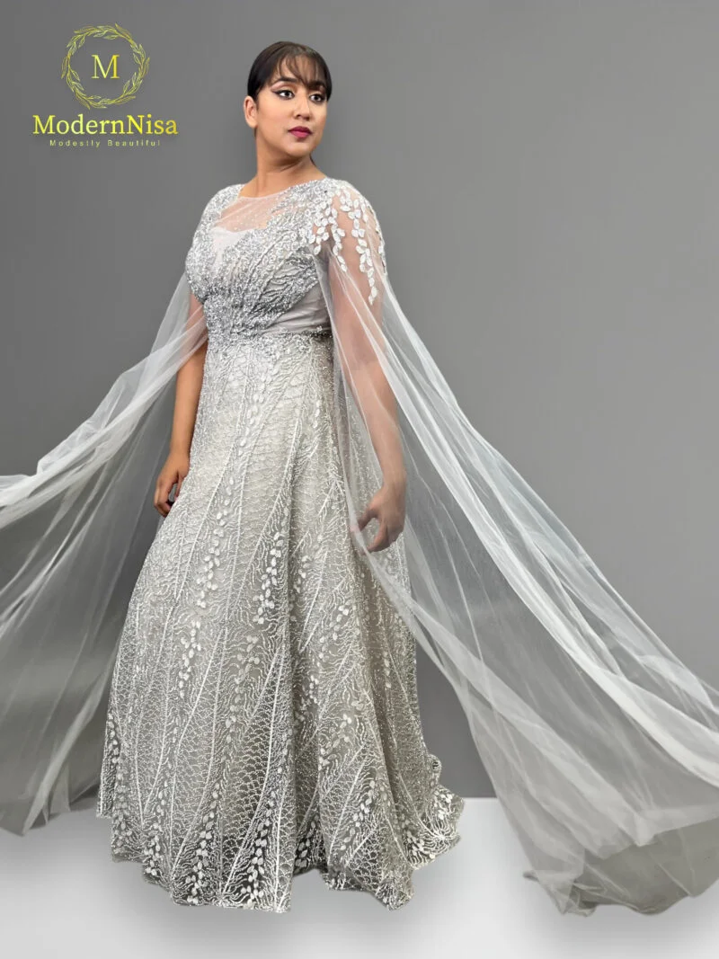 Reem Gown Silver