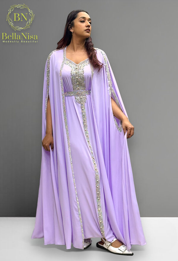 Rawah Kaftan Purple