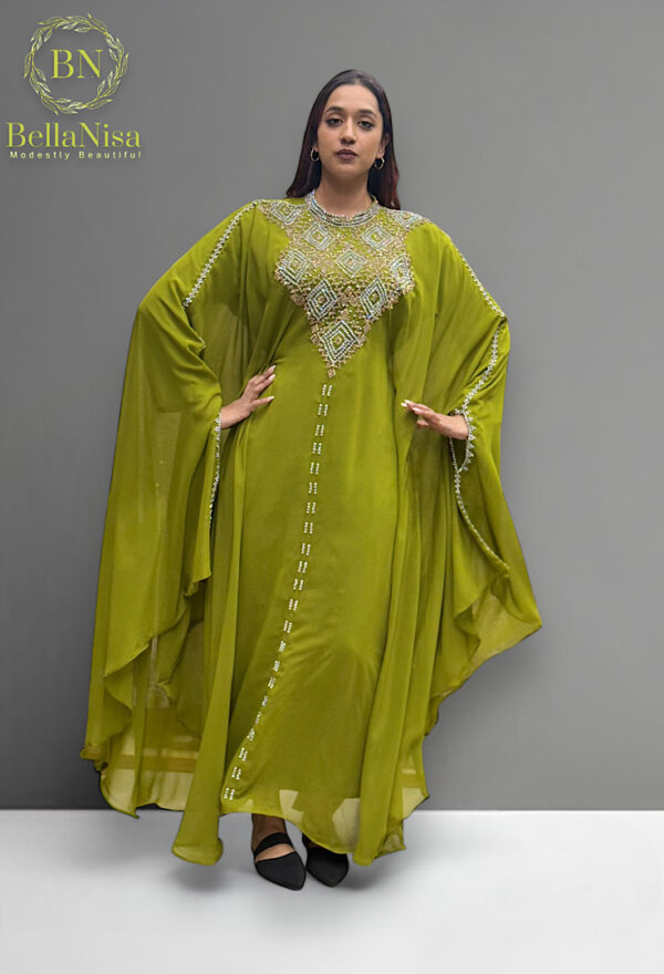 Farasha Abaya Lime