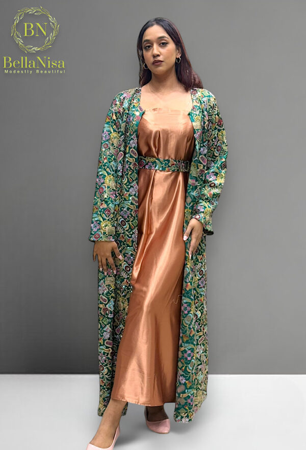 Suham Kaftan Bronze Green