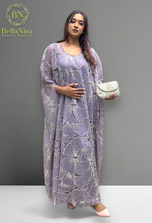 Quloob Kuwaiti Kaftan Lavender