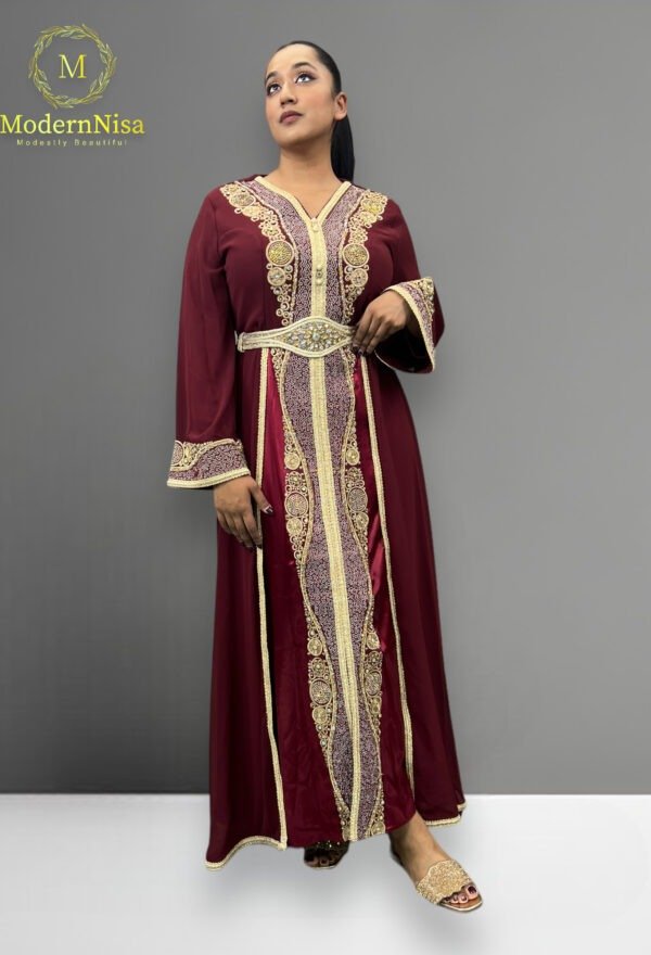 Yara Kaftan Red