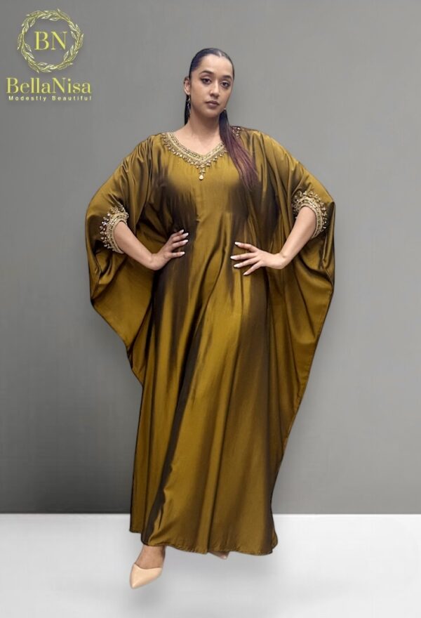Luna Abaya Kaftan Bronze