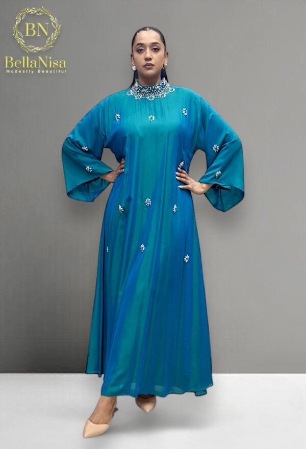 Abeer Kaftan Blue
