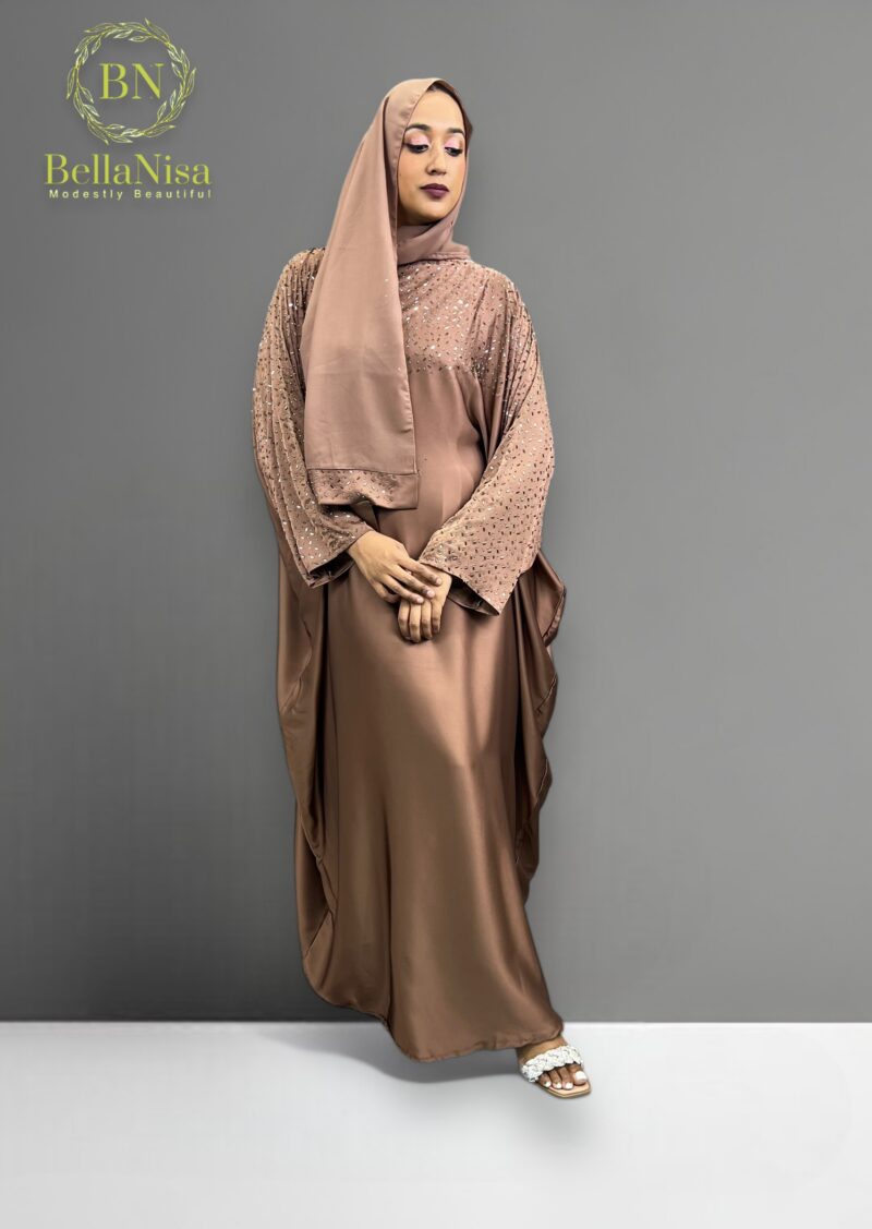 Batwing Abaya Freya Bronze - Image 5