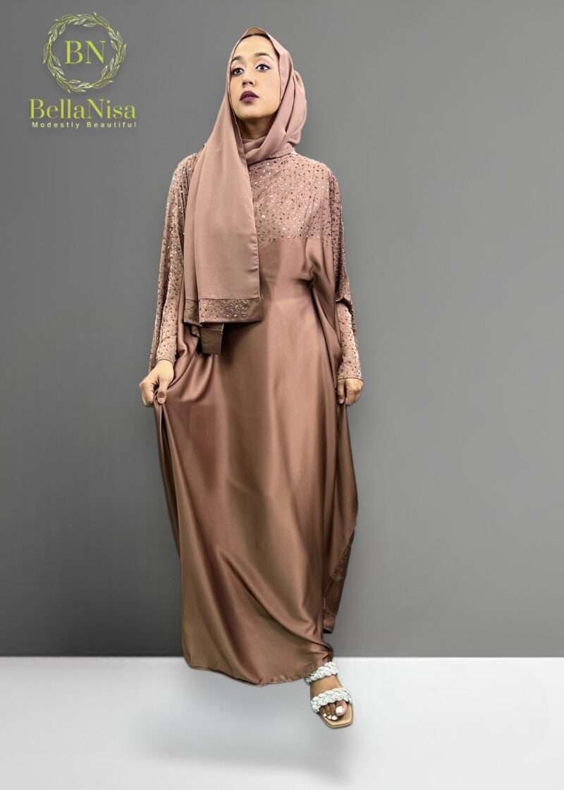 Batwing Abaya Freya Bronze - Image 3