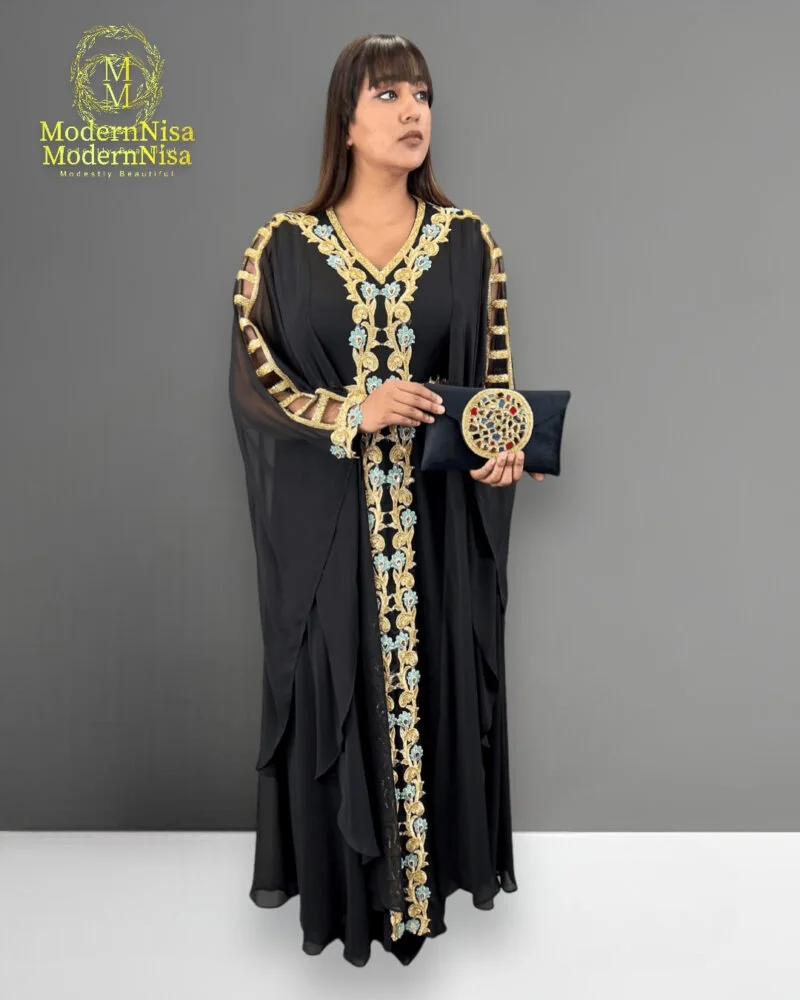 Maryam Kaftan Black - Image 2