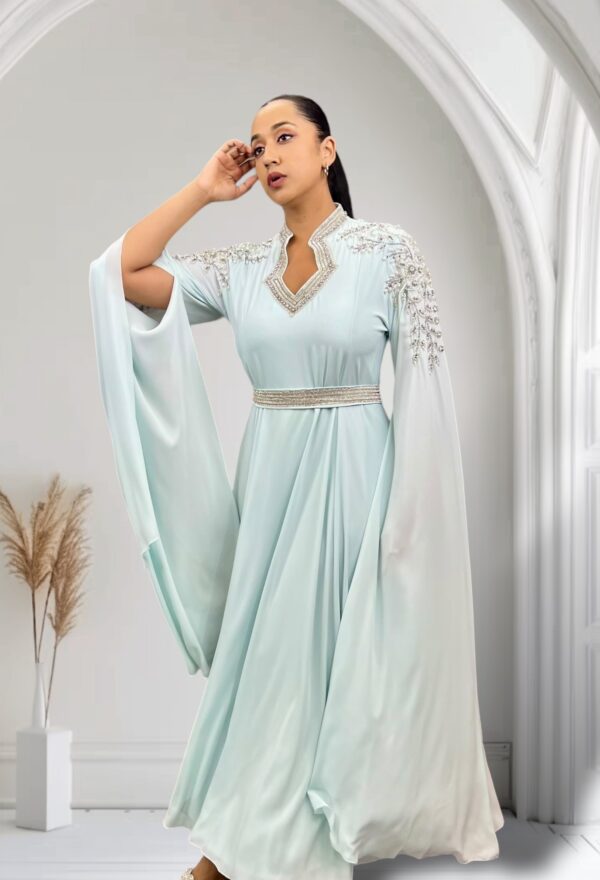 Rayan Kaftan Baby Blue