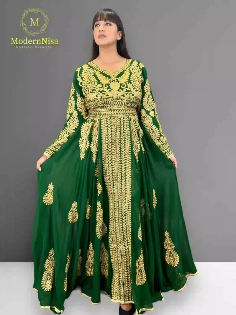 Girl Wear Green Dress