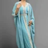 Girl wear Luna Morrocan Kaftan dress