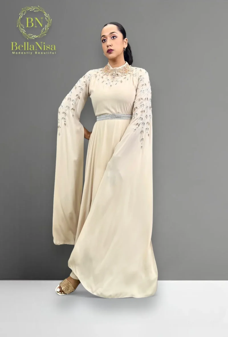 Girl Wear Janaan Morrocan Kaftan Dress